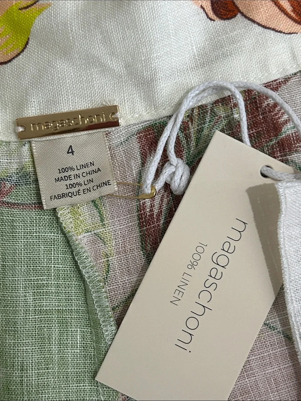 Magaschoni floral linen